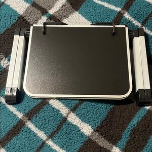 Black and White Portable Laptop Stand